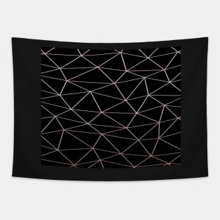 Black Patterns Tapestry