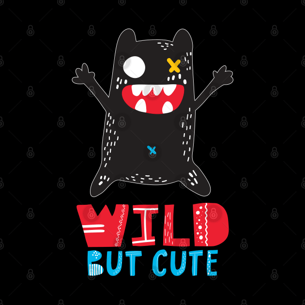 Wild But Cute Monster Kids Toddler by August Design