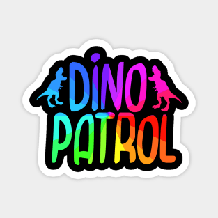 Dino Patrol kids rainbow Magnet