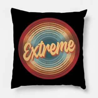 Extreme Vintage Circle Pillow