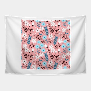 Colorful flowers seamless pattern Tapestry