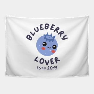 Blueberry Lover ESTD 2015 Cute Tapestry