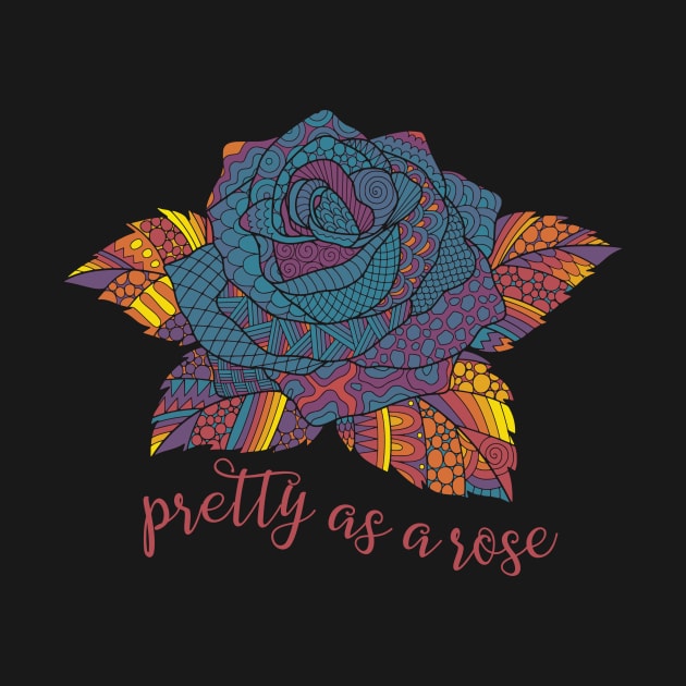 Pretty as a Rose - Multicolored by AlondraHanley