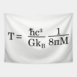 Equation describing Hawking Radiation. Tapestry