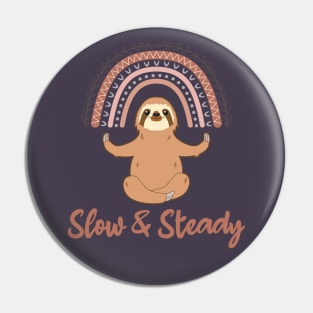 Slow & Steady Sloth Spirit Animal Pin