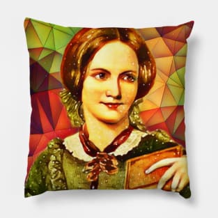 Charlotte Bronte Snow Portrait | Charlotte Brontë Artwork 10 Pillow