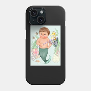 Under The Sea Little Merboy Phone Case