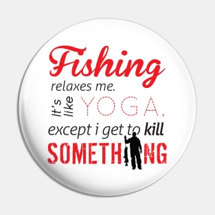 Yoga fish Pin