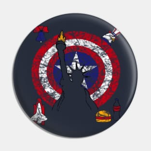 American Symbols Pin