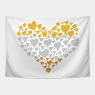 Disability pride heart Tapestry