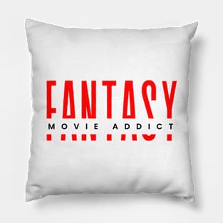 Fantasy movie addict minimalistic design Pillow