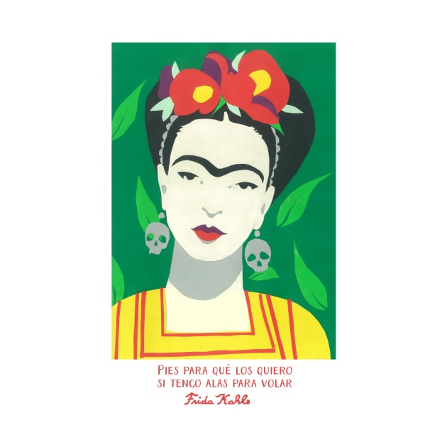 FRIDA KAHLO Mexican Feminist portrait painting by GalleryArtField