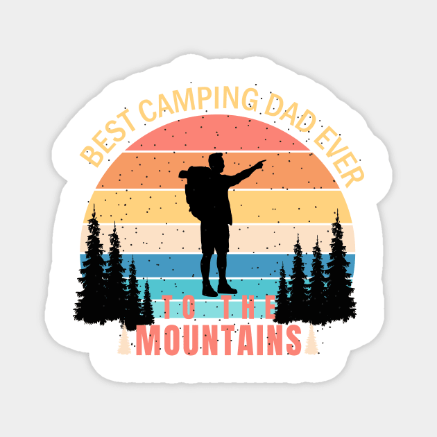 Best camping dad ever Magnet by love shop store