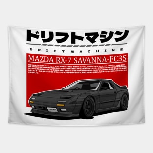 MAZDA RX-7 SAVANNA FC3S(BLACK) Tapestry