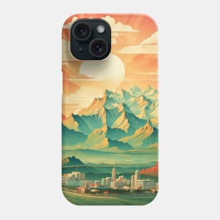 Monterrey Nuevo Leon Mexico Vintage Tourism Travel Sunset Phone Case