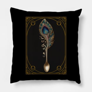 Peacock Spoon Pillow