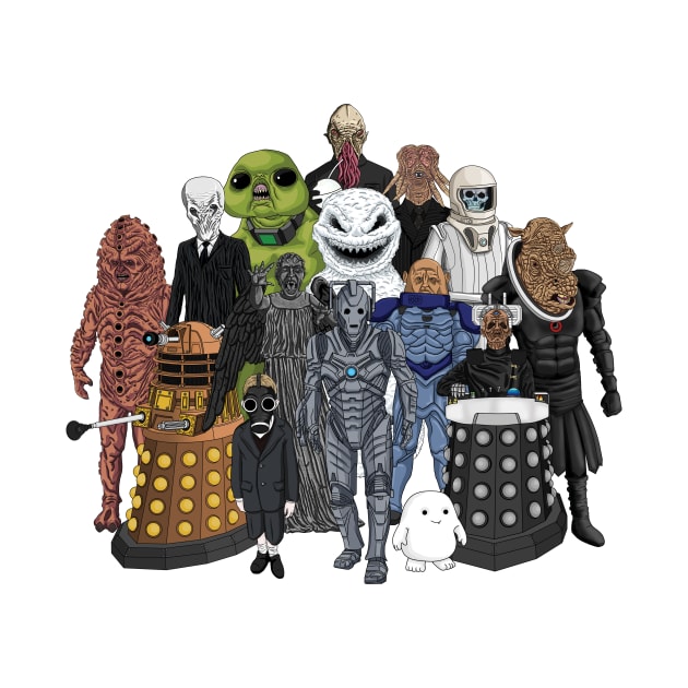 Doctor Who - Monsters Are Real by bovaart