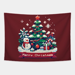 Merry Christmas ugly design Tapestry