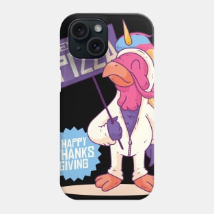 Truthahn gekleidet als Einhorn Phone Case