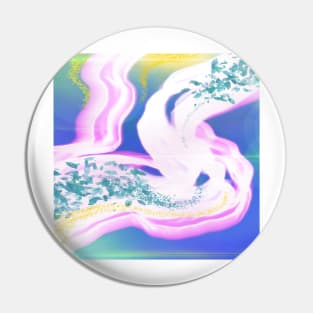 Floating abstract shapes and colors Pin