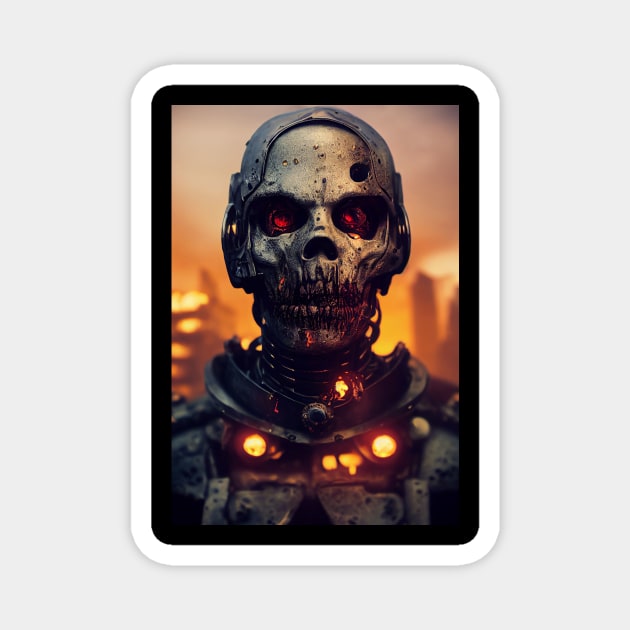 Skull Magnet by Durro