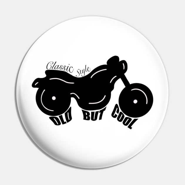 Classic style old but cool bike Pin by MustacheDesign