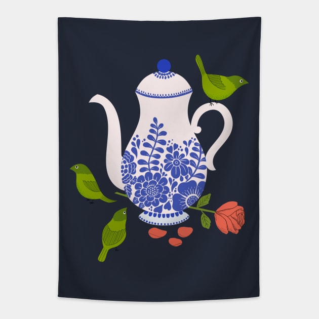 Tea Time Tapestry by AV