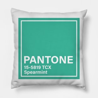 pantone 15-5819 TCX Spearmint Pillow