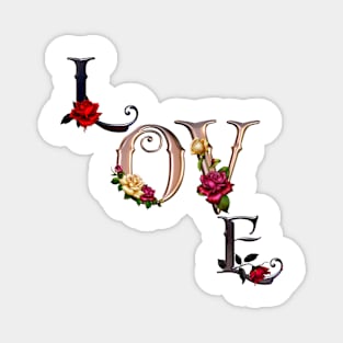 Love lettering Magnet