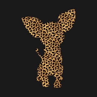 Chihuahua Leopard Print Dog Pup Animal Lover T-Shirt