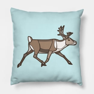 Geometric Reindeer / Caribou Pillow