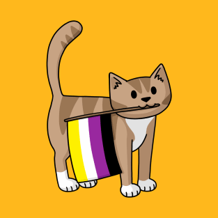 Non-Binary Cat T-Shirt