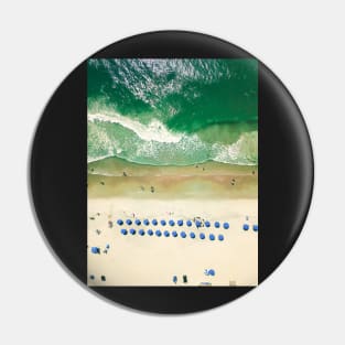 Aerial Beach II Pin