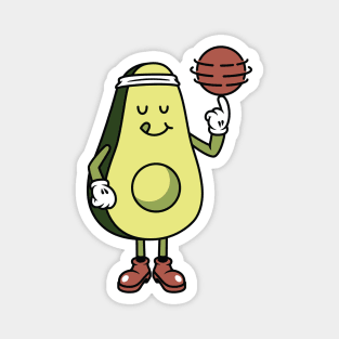 Avocado Playing Ball Magnet