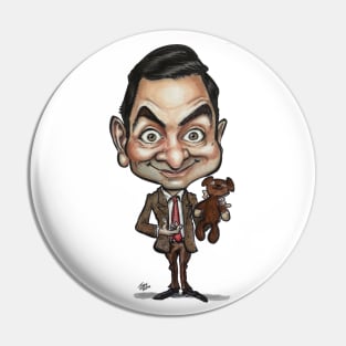 Mr. Bean and Teddy Pin