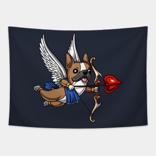 French Bulldog Dog Cupid Valentines Day Cute Pet Tapestry