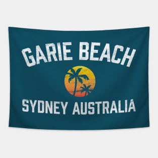 Garie Beach Sydney Australia NSW Sunset Palm Tapestry