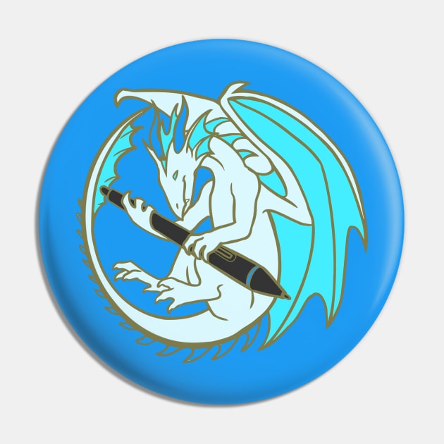 Art Dragons: Digital Dragon Pin by sugarpoultry