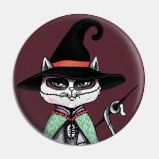 Witch Cat Pin