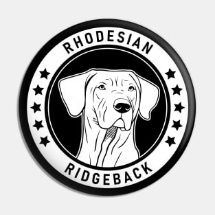 Rhodesian Ridgeback Fan Gift Pin