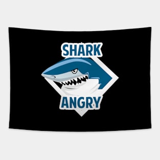 Shark angry Tapestry