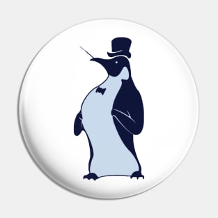Gentlemen Penguin Pin