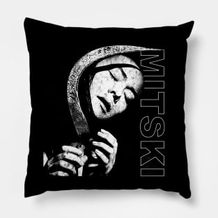 Mitski Time Textured Mirror Pillow