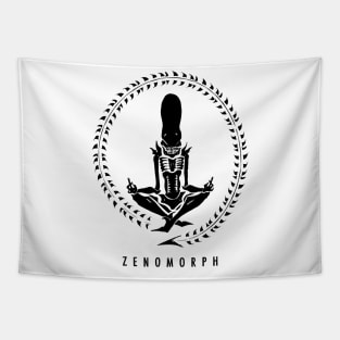 Zenomorph (light) Zen Yoga Aliens Tapestry