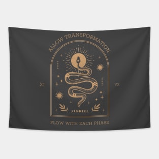 Transformation Mystical Spiritual Spirituality Flow Snake Tapestry