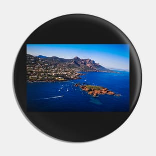 South of France coast Pin