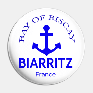 Biarritz Bay of Biscay France Pin