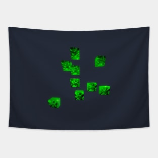 Emerald Ore - 3D Tapestry