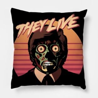 They Live! Obey, Consume, Buy, Sleep, No Thought and Watch TV. Pillow