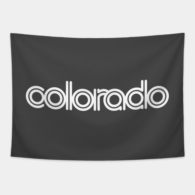 Colorado Custom Text Tapestry by Aurver